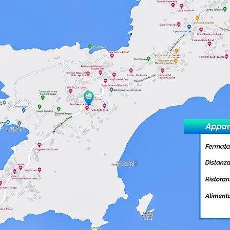Апартаменты Bluponza - 6 Posti In Zona Mare - App Astrea Понца